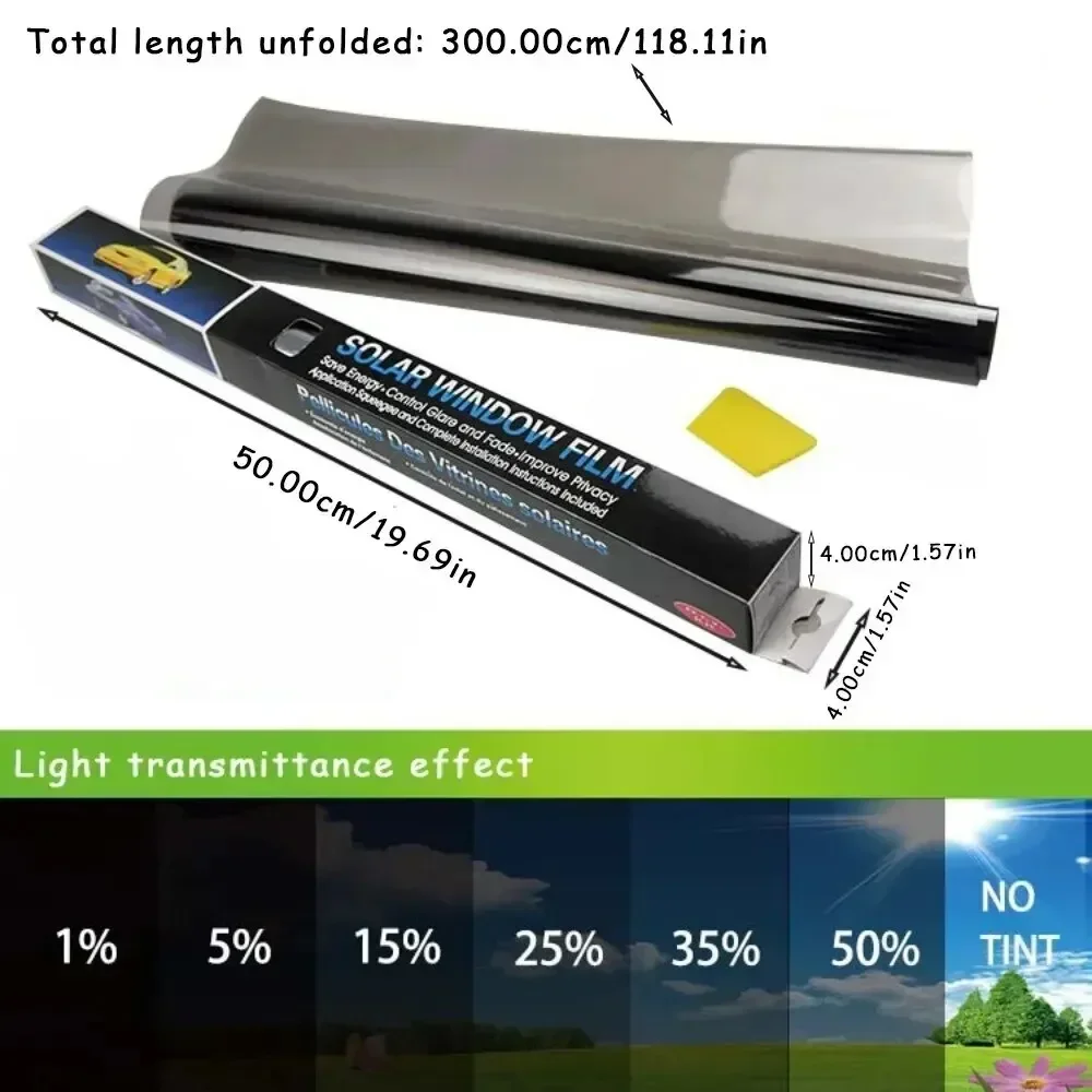 Glass Protector Auto - Feuilles de fenêtre de voiture noires