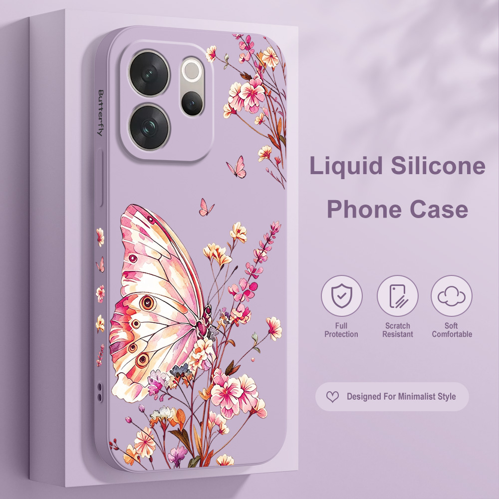 Vivo V40 - Coque de téléphone Butterfly Sprig pour