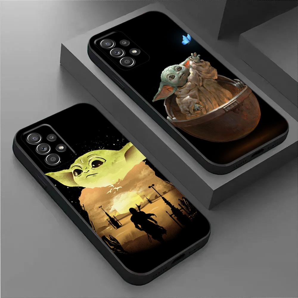 Samsung Galaxy A55 - Coque de téléphone mignonne Baby Yoda
