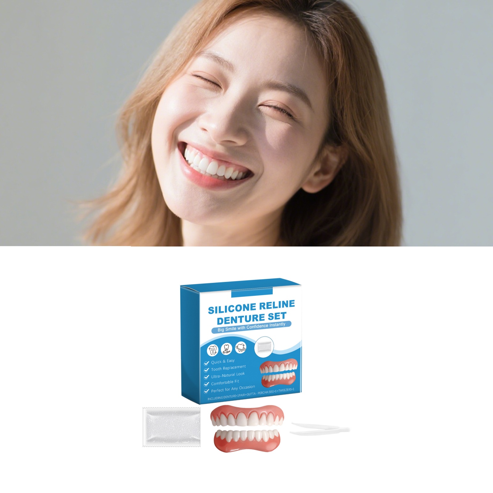 Prothèse dentaire complète sur - Full Cover Adhesive avis et prix